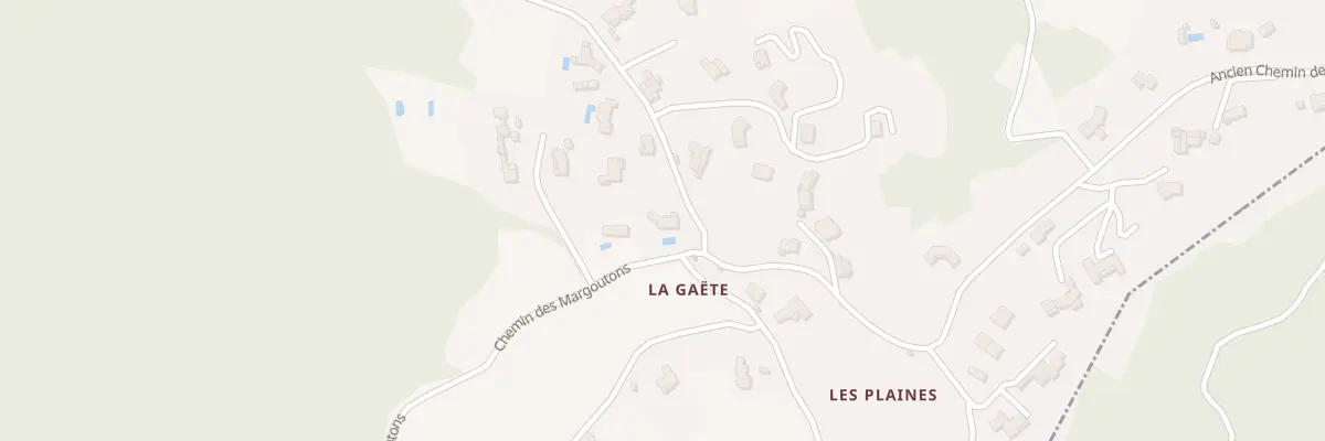 Plan du 9001 La Glaciere à Tanneron