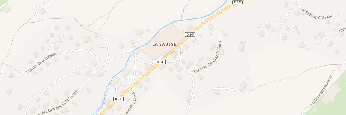 Plan du 24 Rte du Chajoux à La Bresse