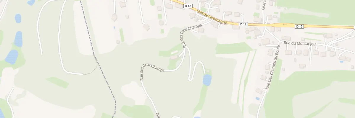 Plan du 2 Rue des Gros-Champs à Petitmagny