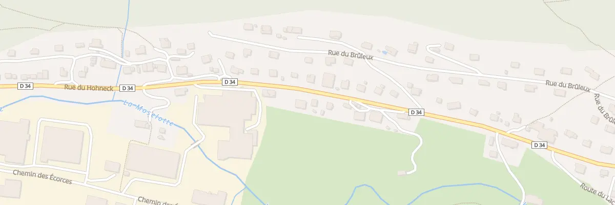 Plan du 36 Rue du Hohneck à La Bresse