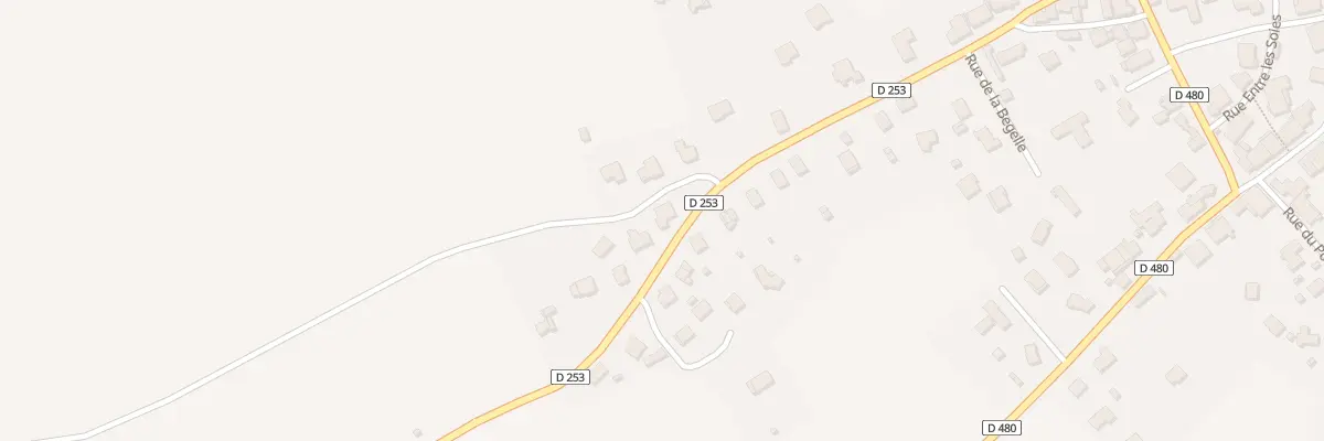 Plan du 24B Rue de la Begelle à Vandoncourt