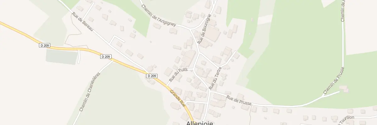 Plan du 18 Rue de Bourogne à Allenjoie
