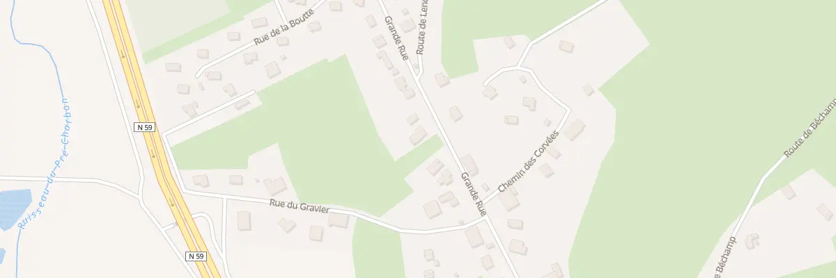 Plan du 1395 Grande Rue à La Voivre