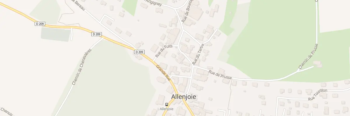 Plan du 16 Rue de Bourogne à Allenjoie