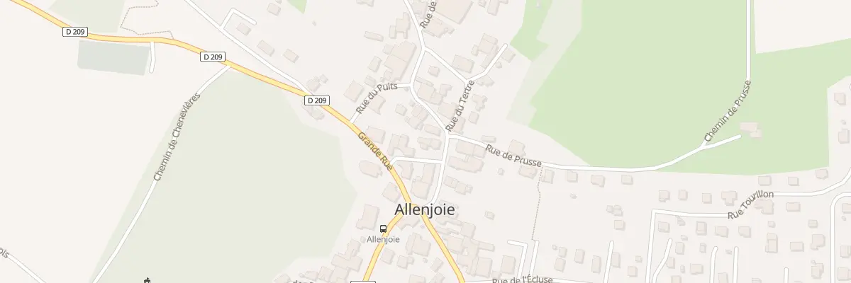 Plan du 8 Rue de Bourogne à Allenjoie