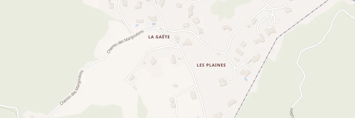 Plan du 5043 Gaete à Tanneron