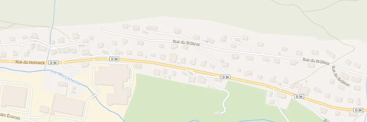 Plan du 83 Rue du Hohneck à La Bresse