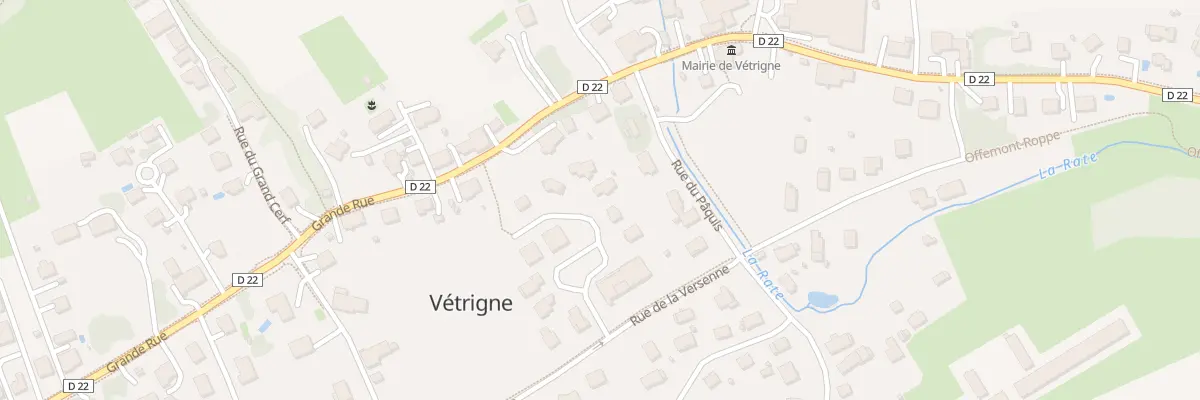 Plan du 8 Imp du Coteau à Vétrigne