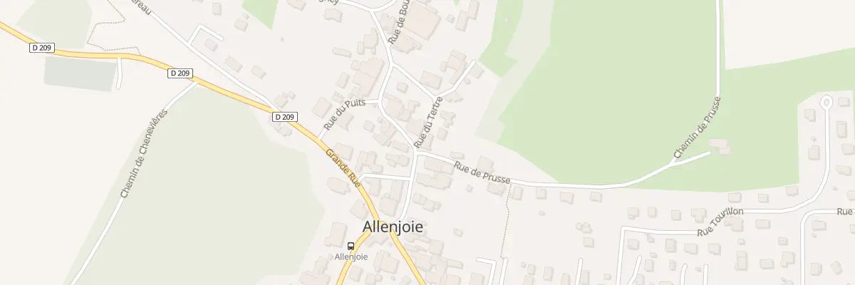 Plan du 1 Rue du Tertre à Allenjoie