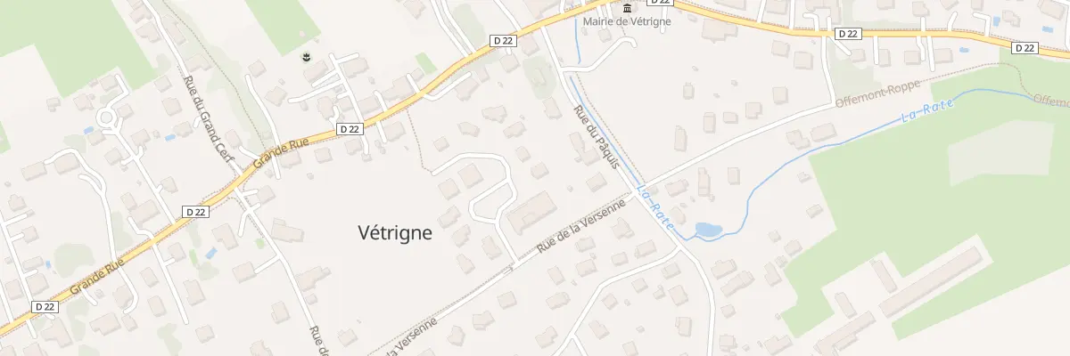 Plan du 4 Imp du Coteau à Vétrigne