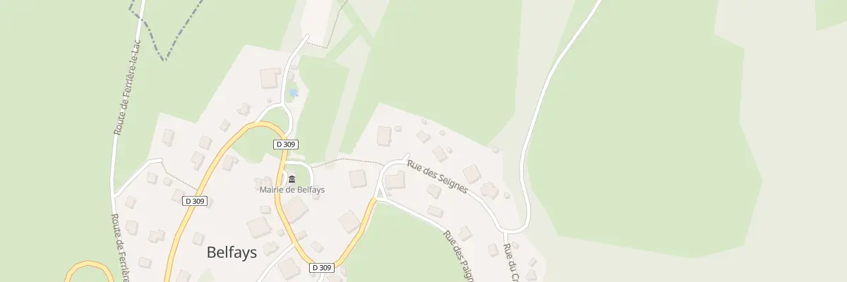 Plan du 3B Rue des Seignes à Belfays