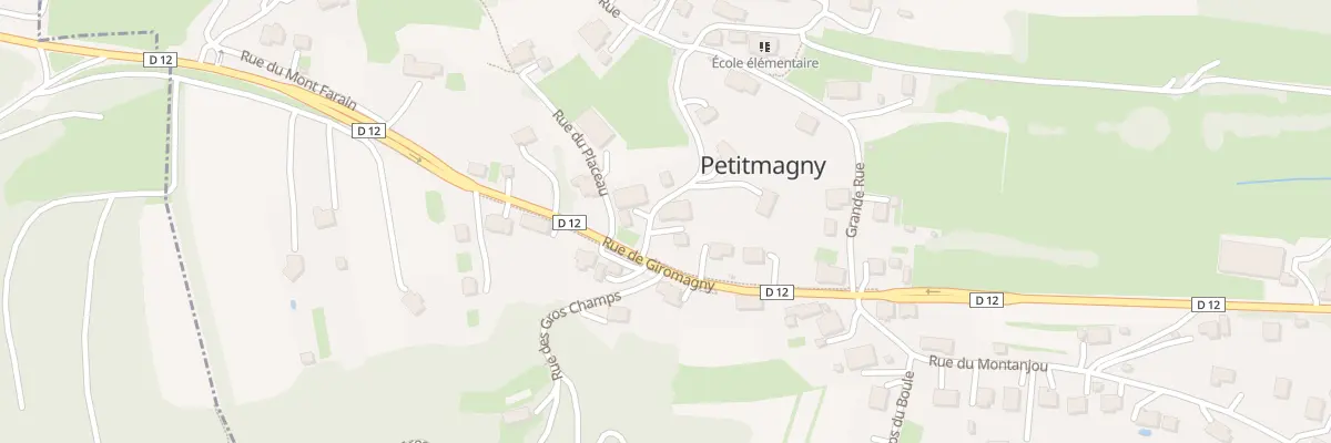 Plan du 5048 Rue de la Gossotte à Petitmagny