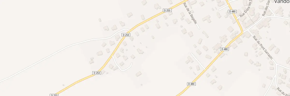 Plan du 15D Rue de la Begelle à Vandoncourt