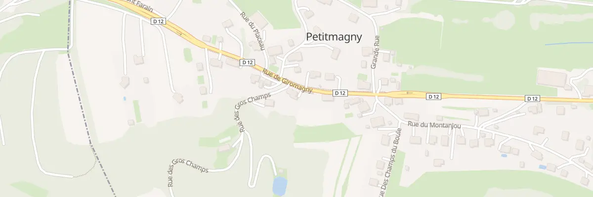 Plan du 14 Rue de Giromagny à Petitmagny