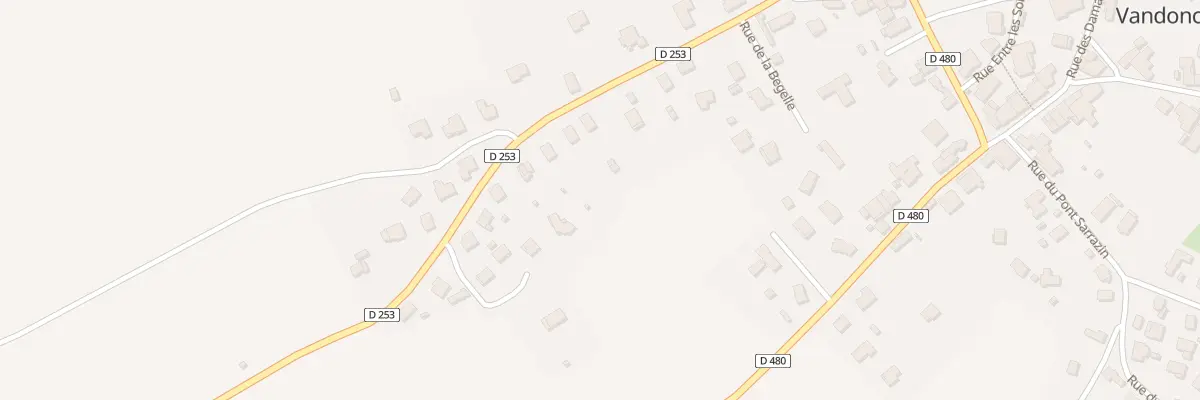 Plan du 15C Rue de la Begelle à Vandoncourt