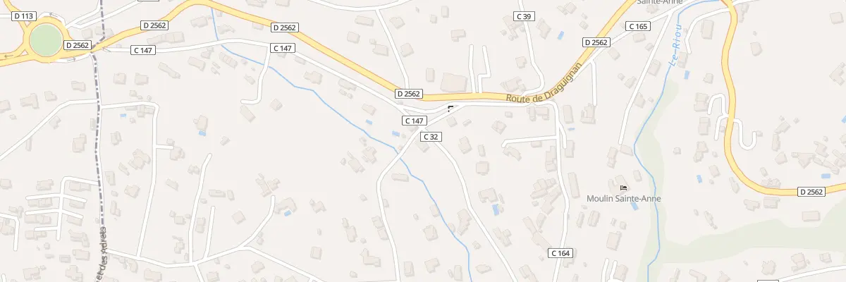 Plan du 105 Vche Vieux Chemin Sainte Anne à Grasse