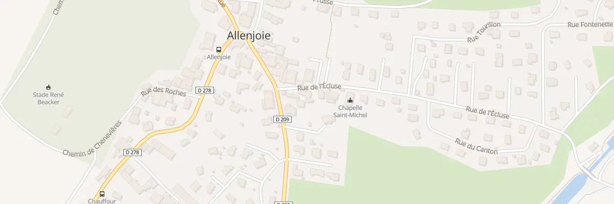 Plan du 5 Gr Grande Rue à Allenjoie