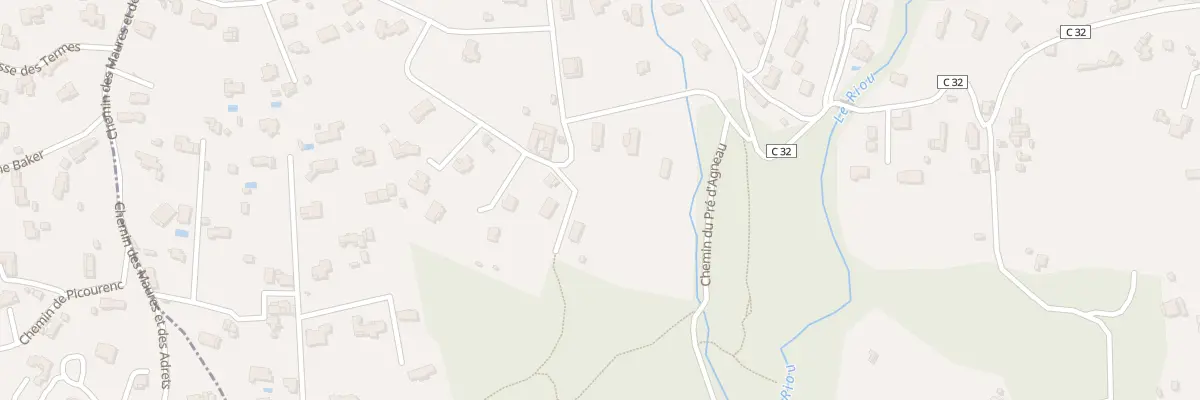 Plan du 107 Vche Vieux Chemin Sainte Anne à Grasse