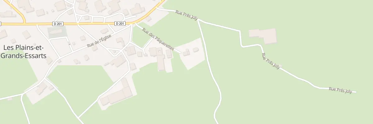 Plan du 5 Rue des Paquerettes aux Plains-et-Grands-Essarts