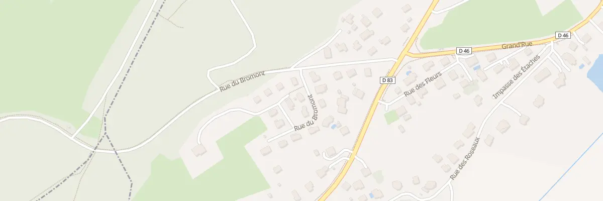Plan du 16 Rue du Bromont à Denney