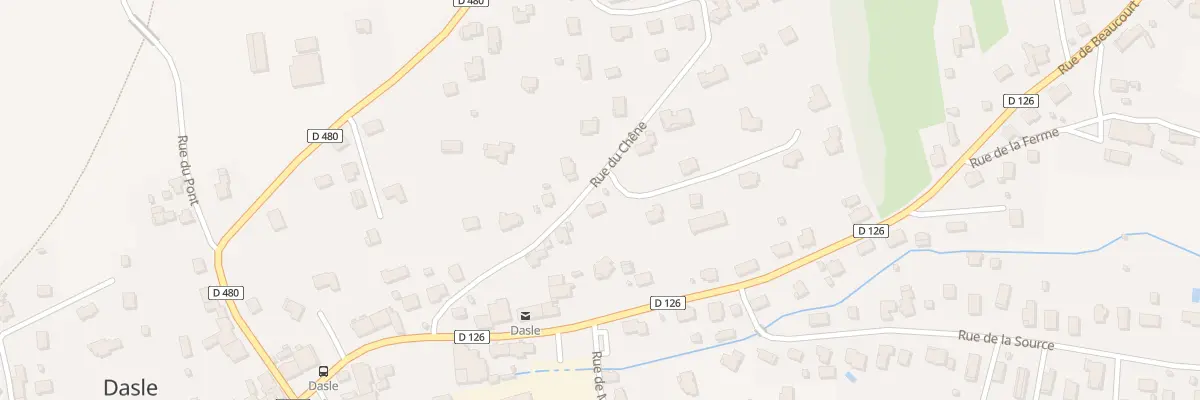 Plan du 6 Rue du Chêne à Dasle