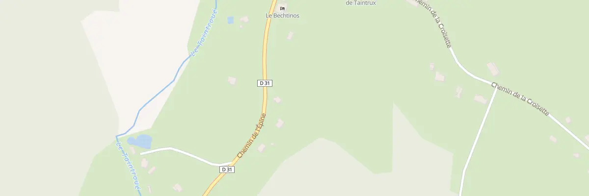 Plan du 388 Che de l’Epine à Taintrux