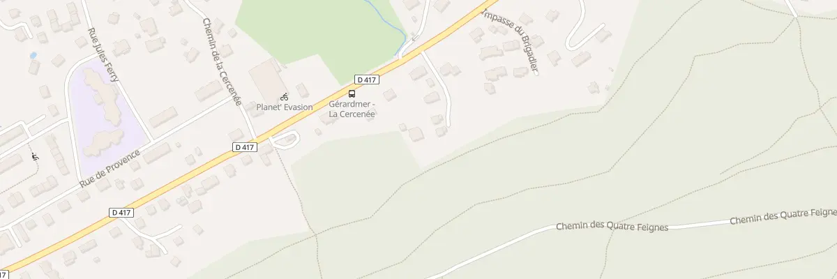 Plan du 8 Imp des Chevreuils à Gérardmer