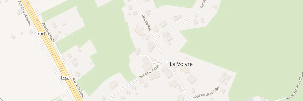 Plan du 1029 Grande Rue à La Voivre