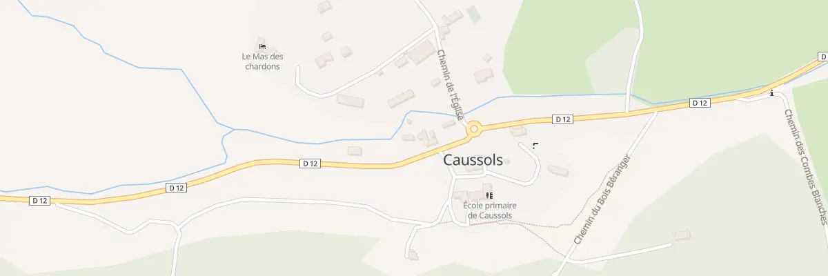 Plan du 4436 Rte Departementale 12 à Caussols