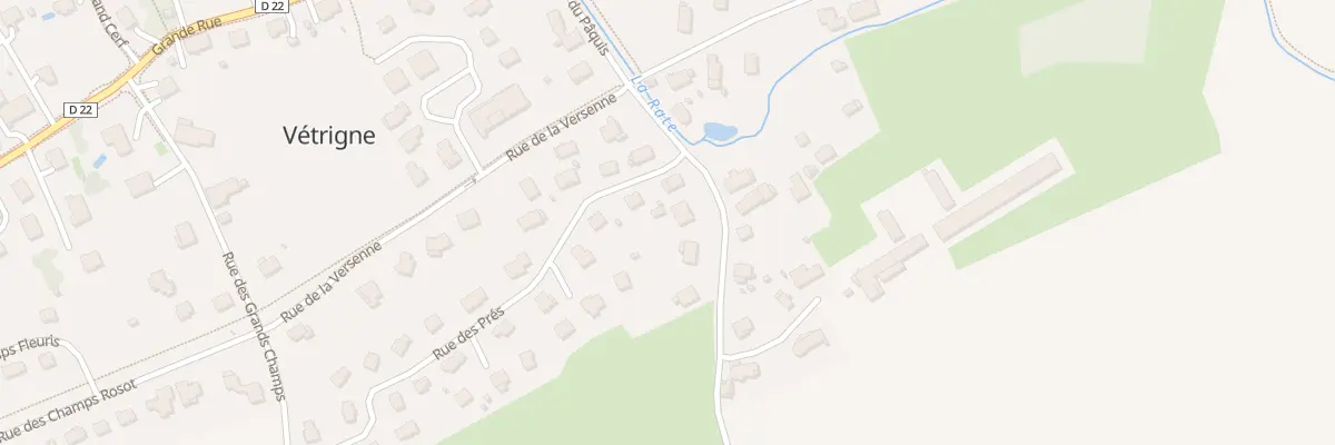 Plan du 16 Rue du Paquis à Vétrigne