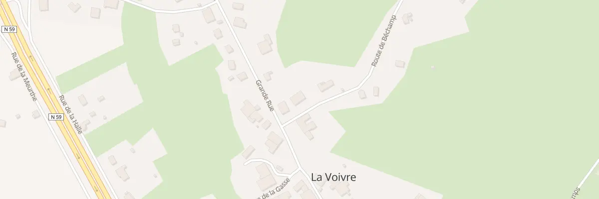 Plan du 39 Rte De Bechamp à La Voivre