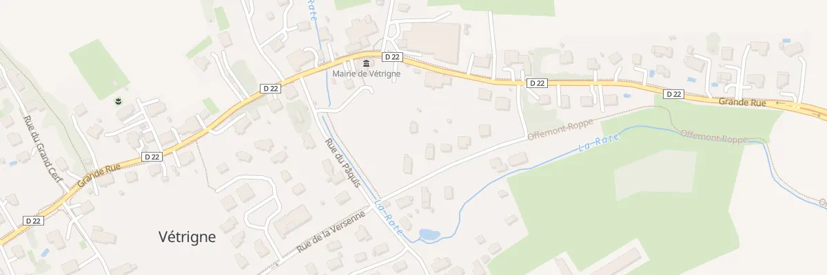 Plan du 3 Rue du nid de Biche à Vétrigne