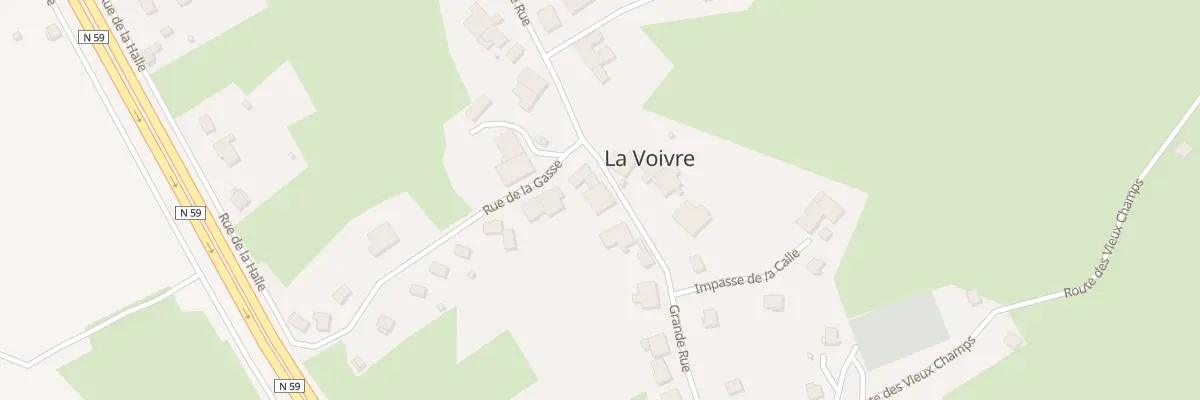 Plan du 925 Gr Grande Rue à La Voivre