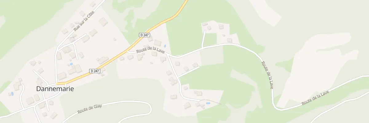 Plan du 5037 Sur Laige à Dannemarie