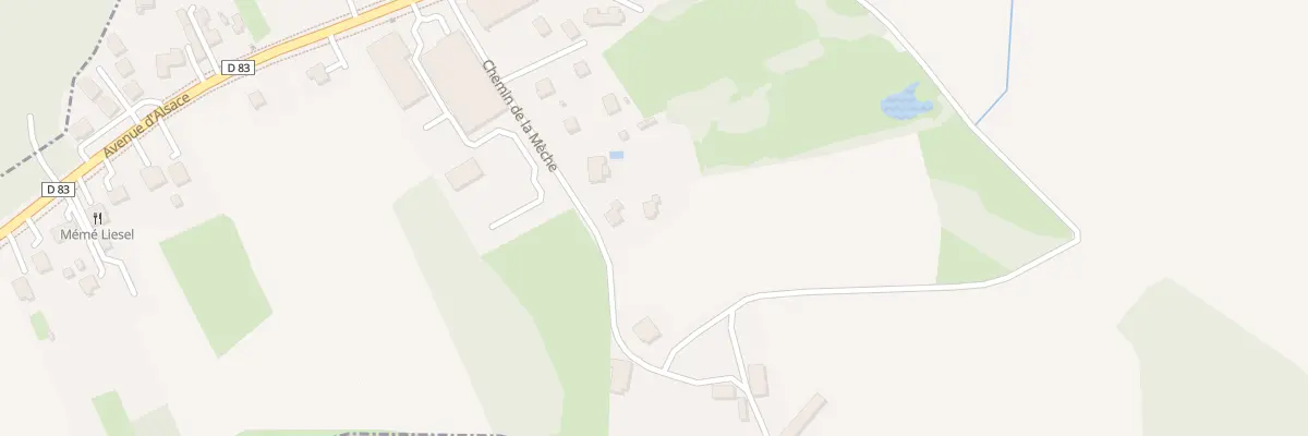 Plan du 17B Che de la Mèche à Denney