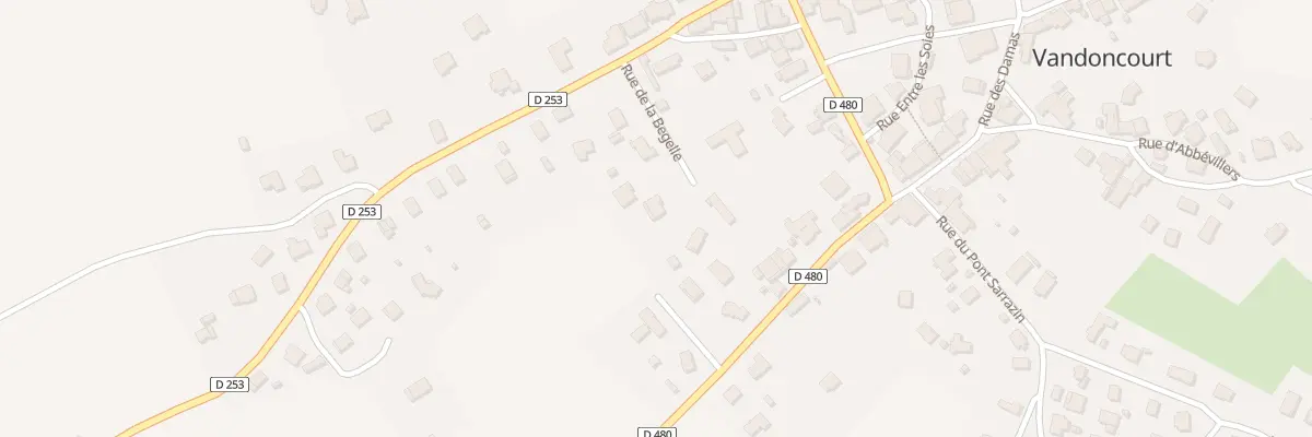 Plan du 5B Rue de la Begelle à Vandoncourt