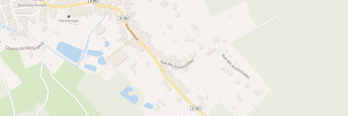 Plan du 9 Rue des Annonciades à Badonviller