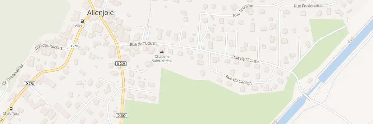 Plan du 5 Rue de l’Ecluse à Allenjoie
