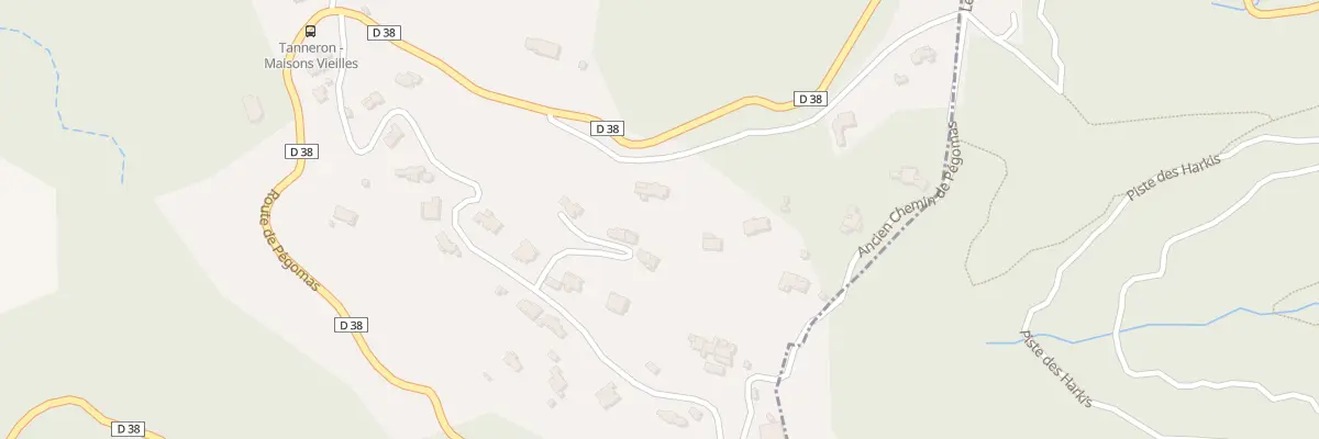 Plan du 5074 La Colle de Michel à Tanneron