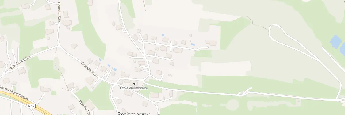 Plan du 12 Rue de la Brosse à Petitmagny