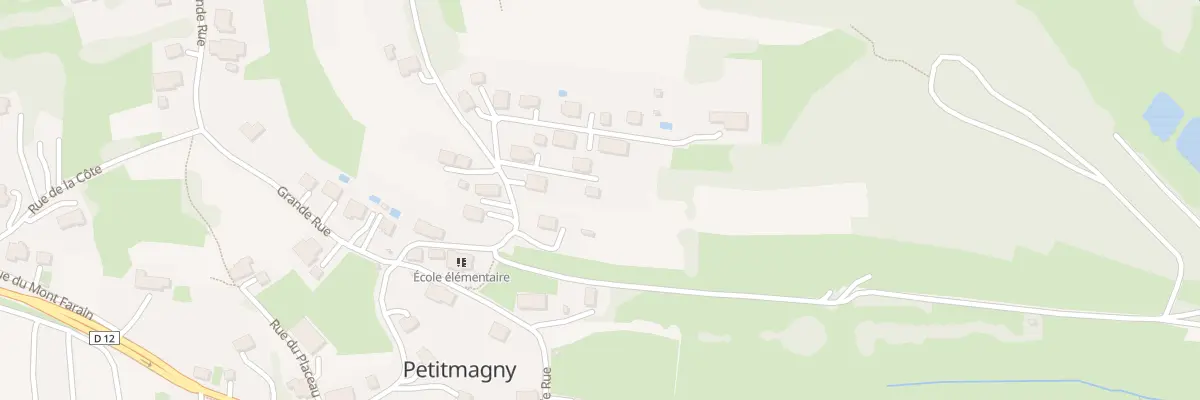 Plan du 8 Rue de la Brosse à Petitmagny