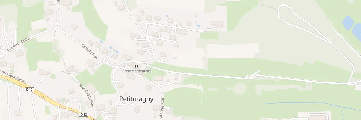 Plan du 6 Rue de la Brosse à Petitmagny
