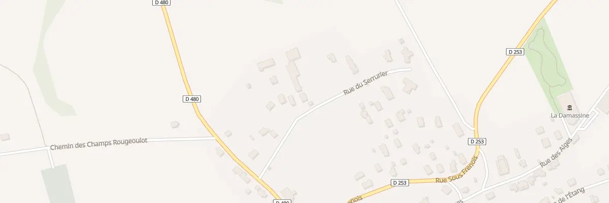 Plan du 11 Rue du Serrurier à Vandoncourt