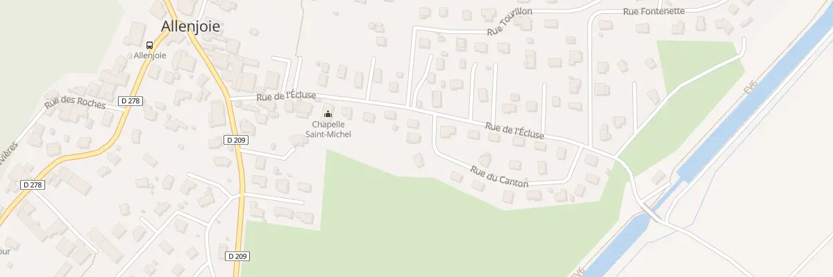 Plan du 3 Rue du Canton à Allenjoie