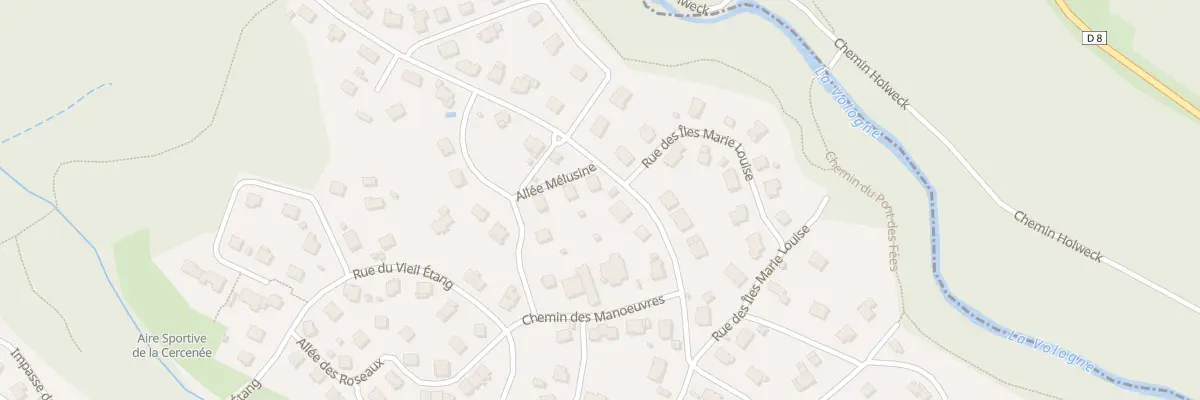 Plan du 33 Rue de la Vologne à Gérardmer