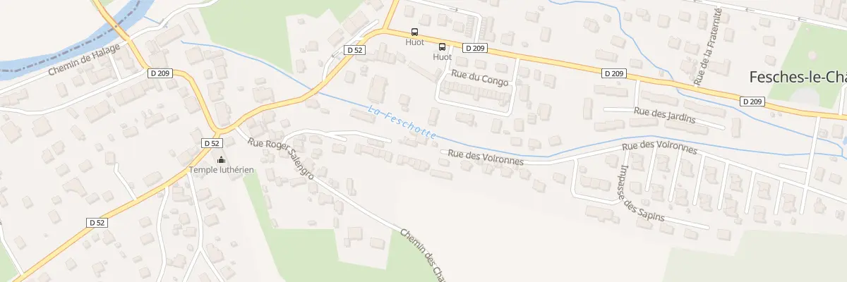 Plan du 26 Rue des Voironnes à Fesches-le-Châtel