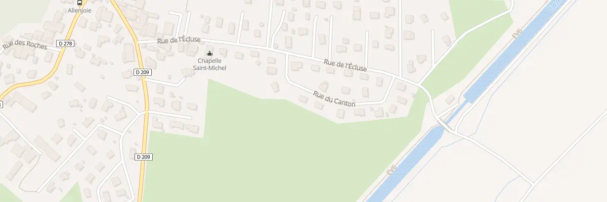 Plan du 7 Rue du Canton à Allenjoie
