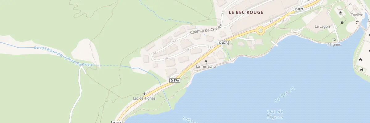 Plan du 608 Av du Lac à Tignes