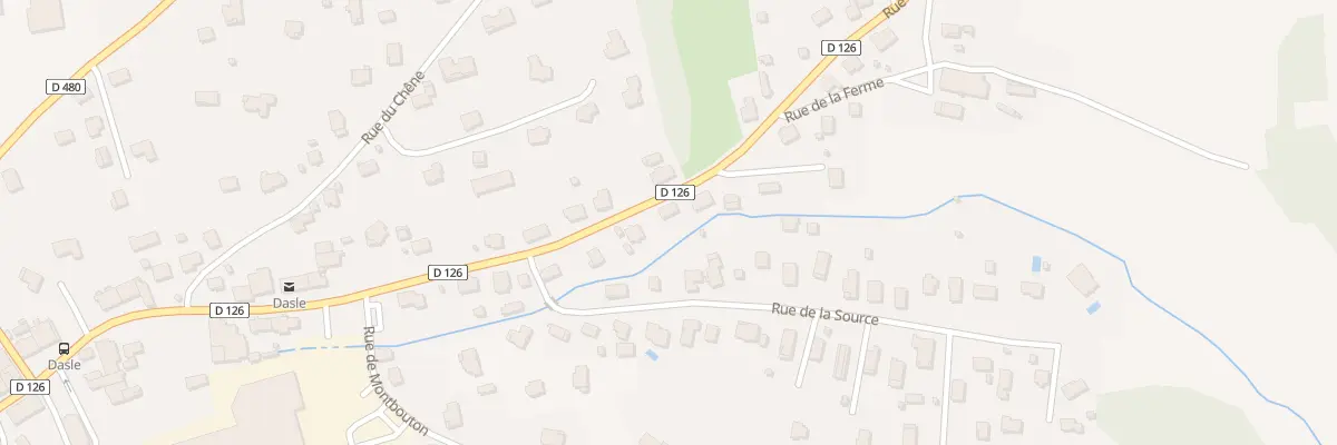 Plan du 51 Rue de Beaucourt à Dasle