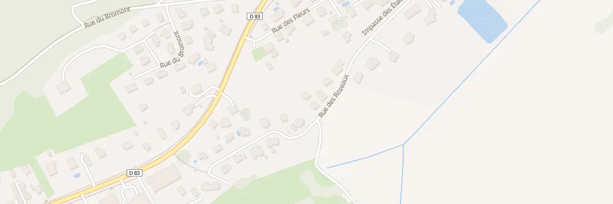 Plan du 8 Rue des Roseaux à Denney